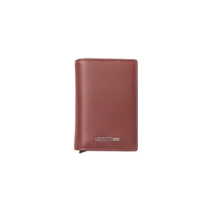 Cerruti 1881 Red Calf Leather Men Wallet