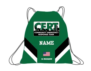 CERT Response Team Sublimated Drawstring Bag