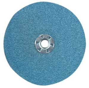 CGW Abrasives Resin Fibre Discs, Zirconia, 7 in Dia., 36 Grit, 48122