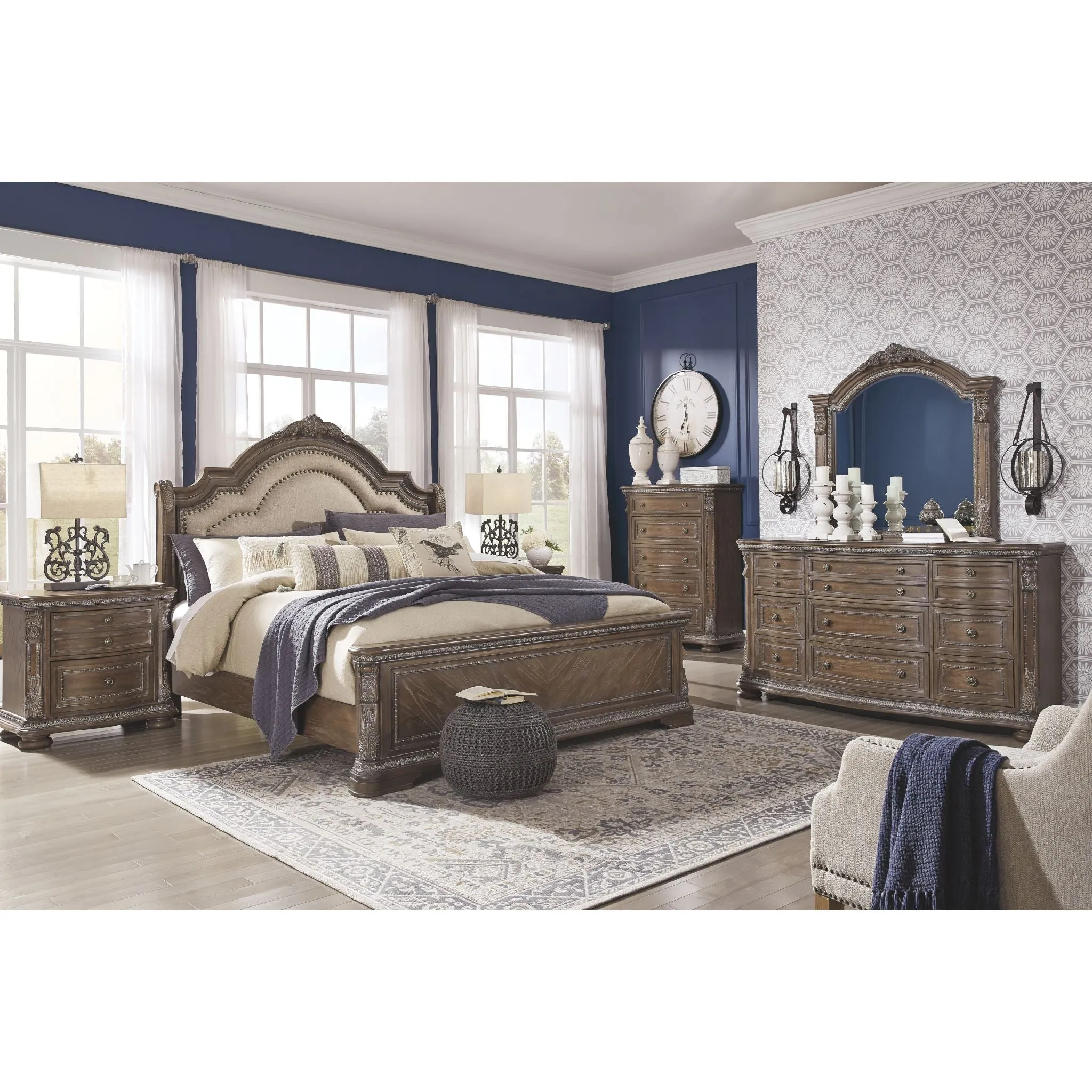 Charmond King Panel Bed