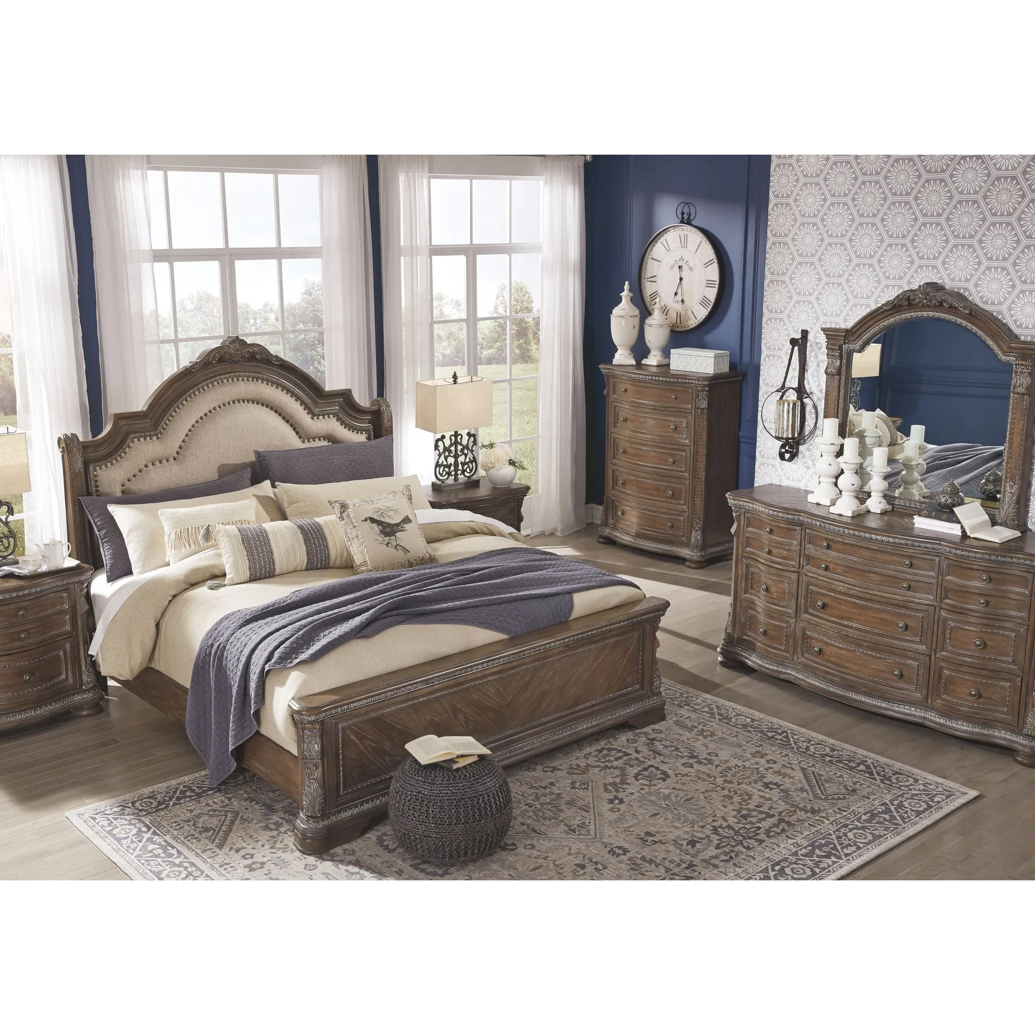 Charmond King Panel Bed