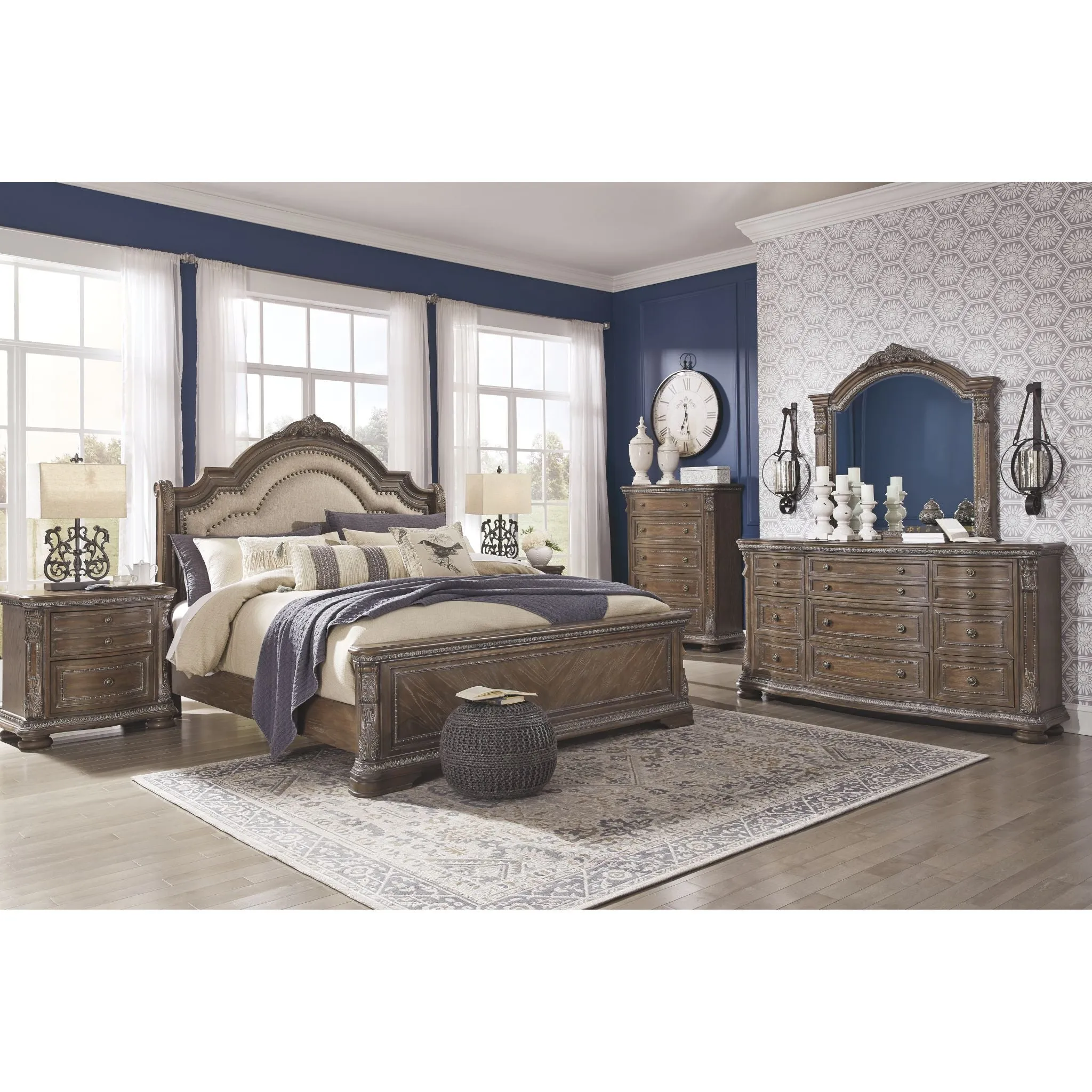 Charmond King Panel Bed