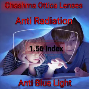 Chashma Ottica 1.56 Single Vision Anti Radiation Anti Blue Light Clear Lenses