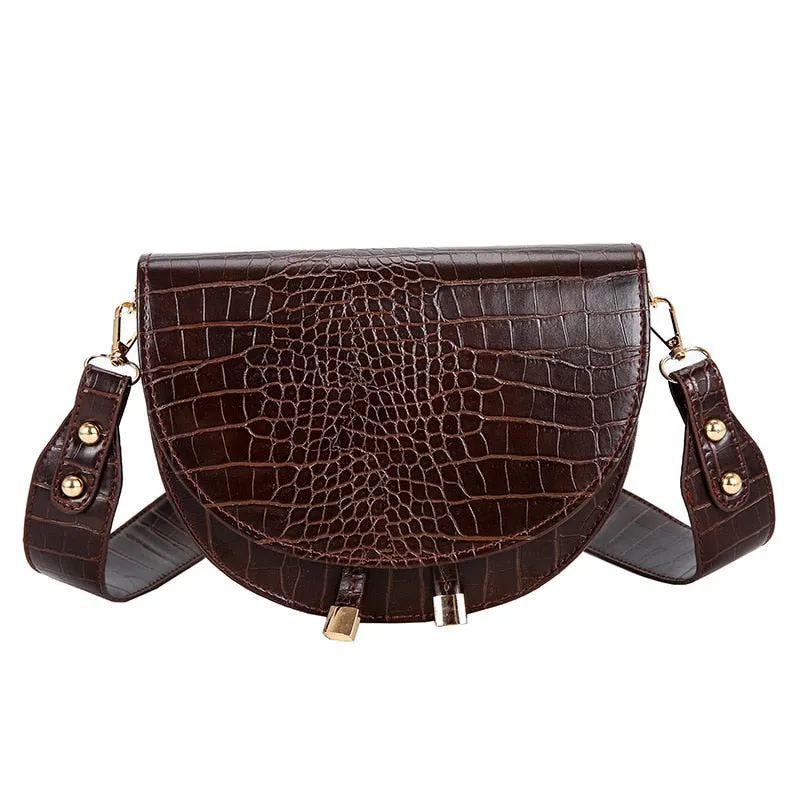 Christmas Gift Fashion Women Crossbody Bag Crocodile Bags Soft Pu Leather Shoulder Bags For Ladies Handbags Designer