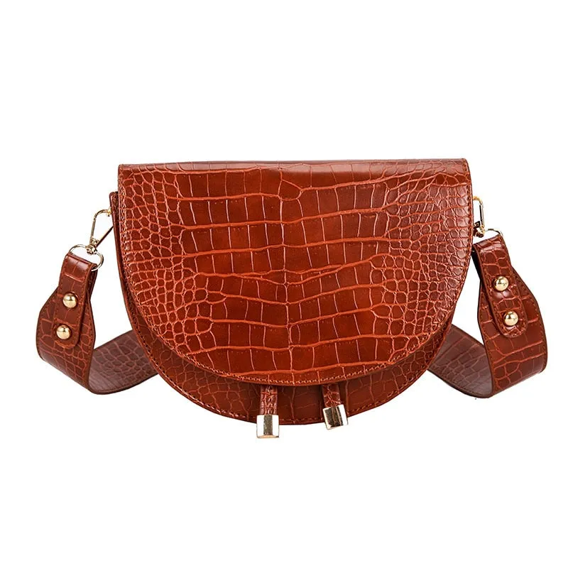 Christmas Gift Fashion Women Crossbody Bag Crocodile Bags Soft Pu Leather Shoulder Bags For Ladies Handbags Designer