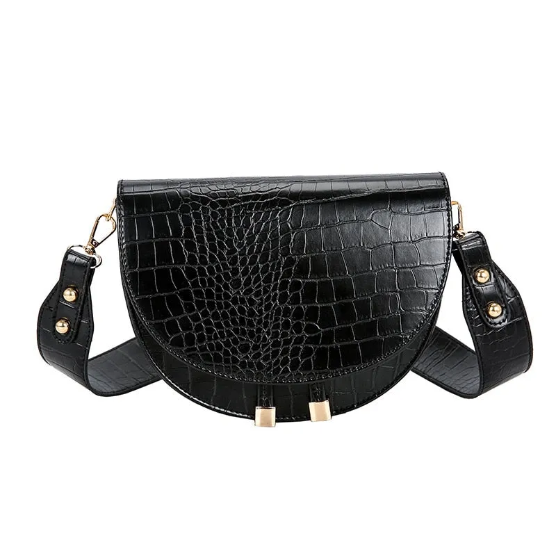 Christmas Gift Fashion Women Crossbody Bag Crocodile Bags Soft Pu Leather Shoulder Bags For Ladies Handbags Designer