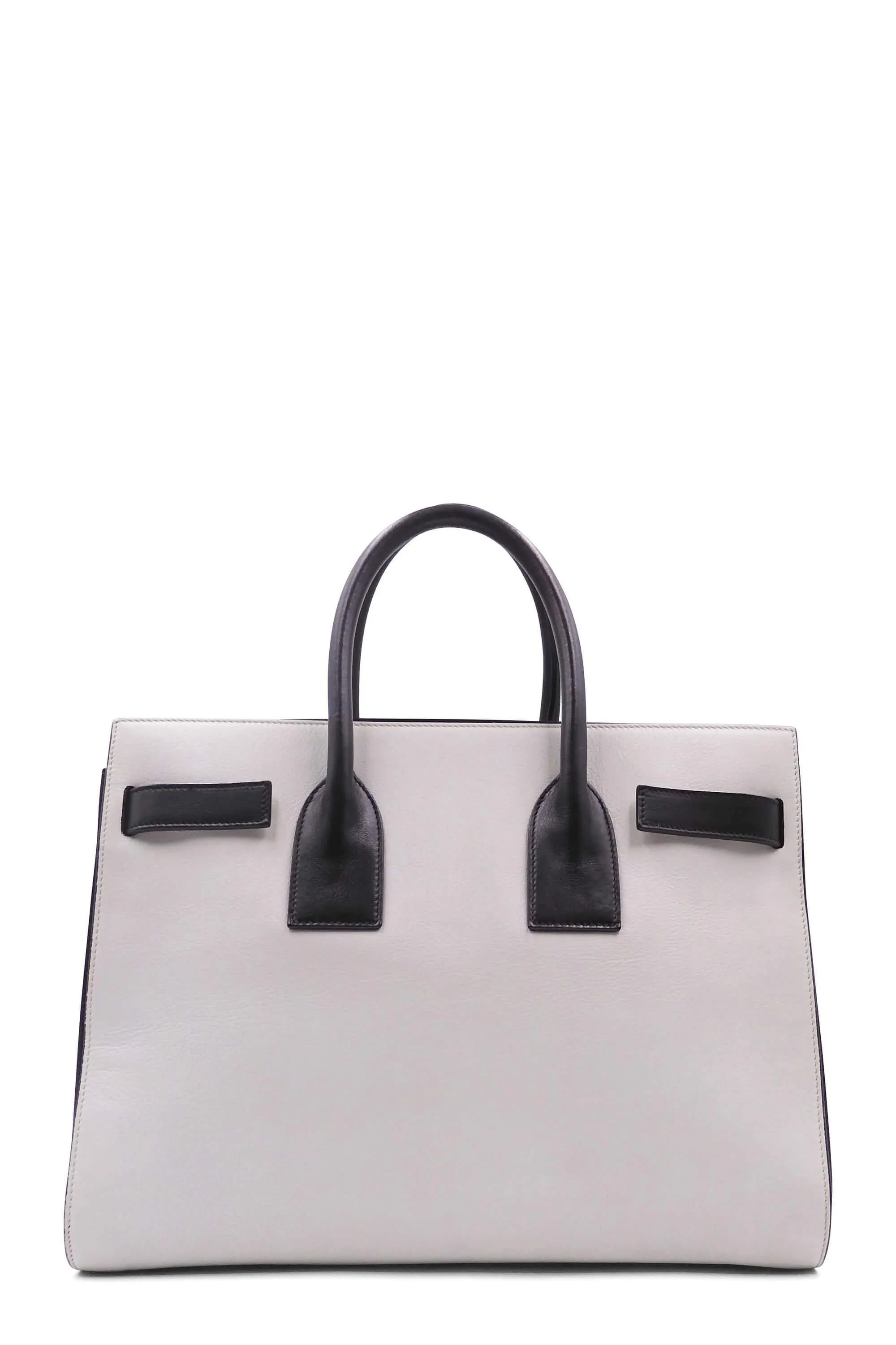 Classic Small Sac De Jour Bicolor White