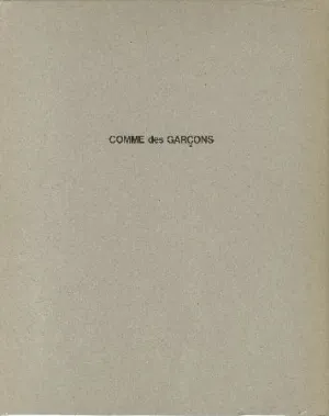 Comme des Garcons 1981-1986