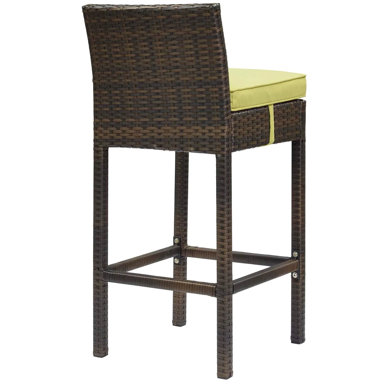 Conduit Outdoor Patio Wicker Rattan Bar Stool by Modway