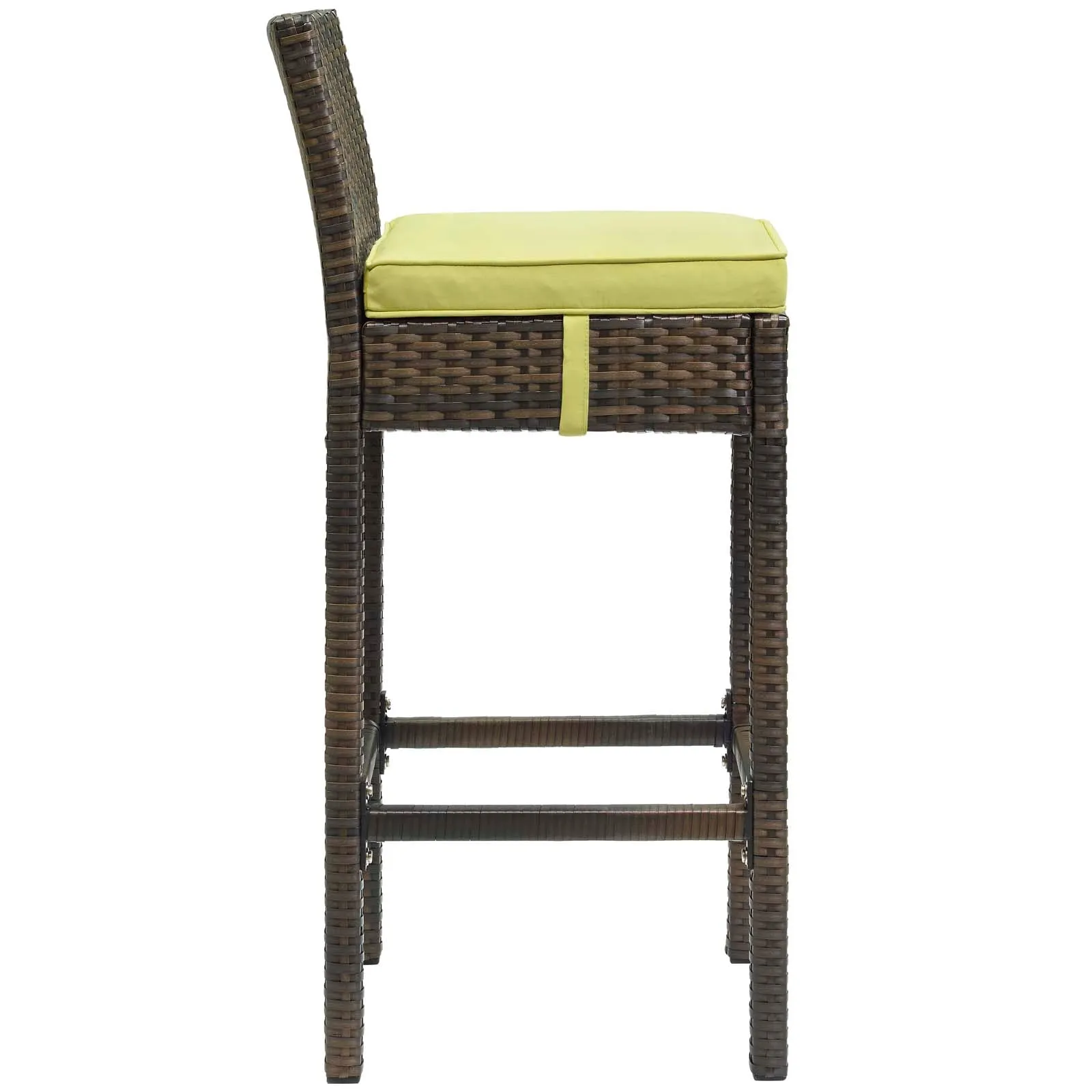 Conduit Outdoor Patio Wicker Rattan Bar Stool by Modway