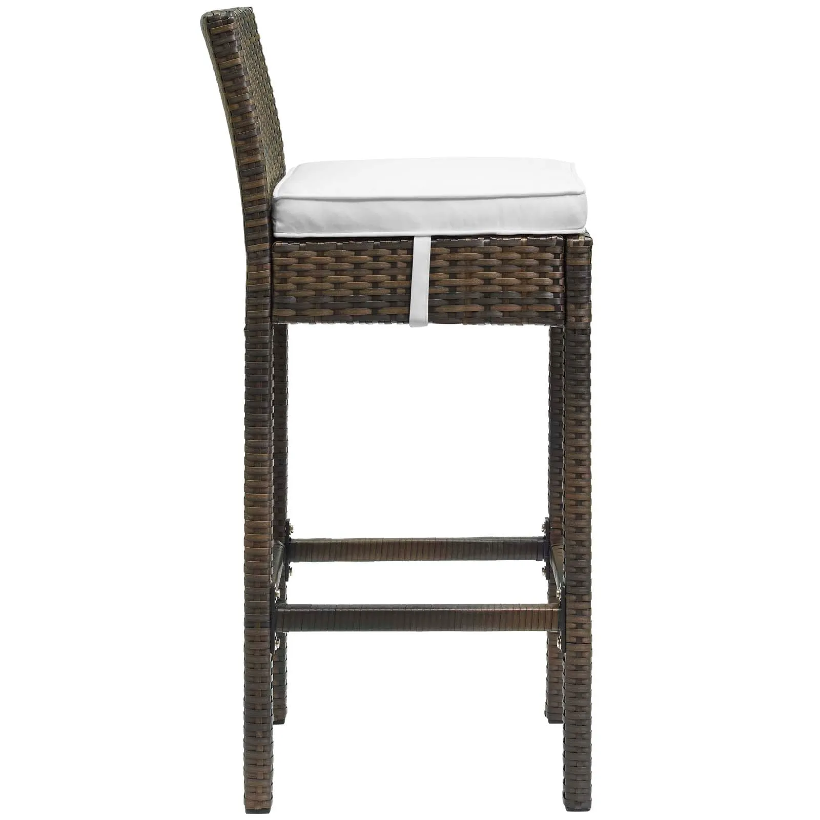 Conduit Outdoor Patio Wicker Rattan Bar Stool by Modway