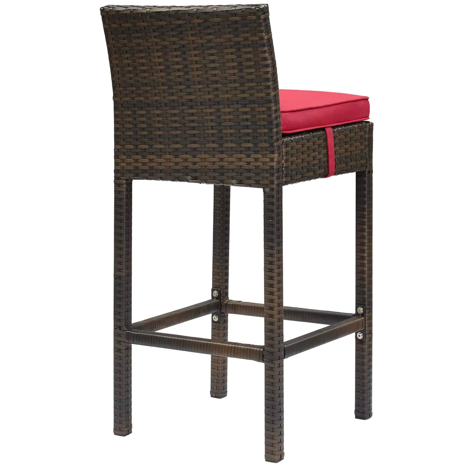 Conduit Outdoor Patio Wicker Rattan Bar Stool by Modway