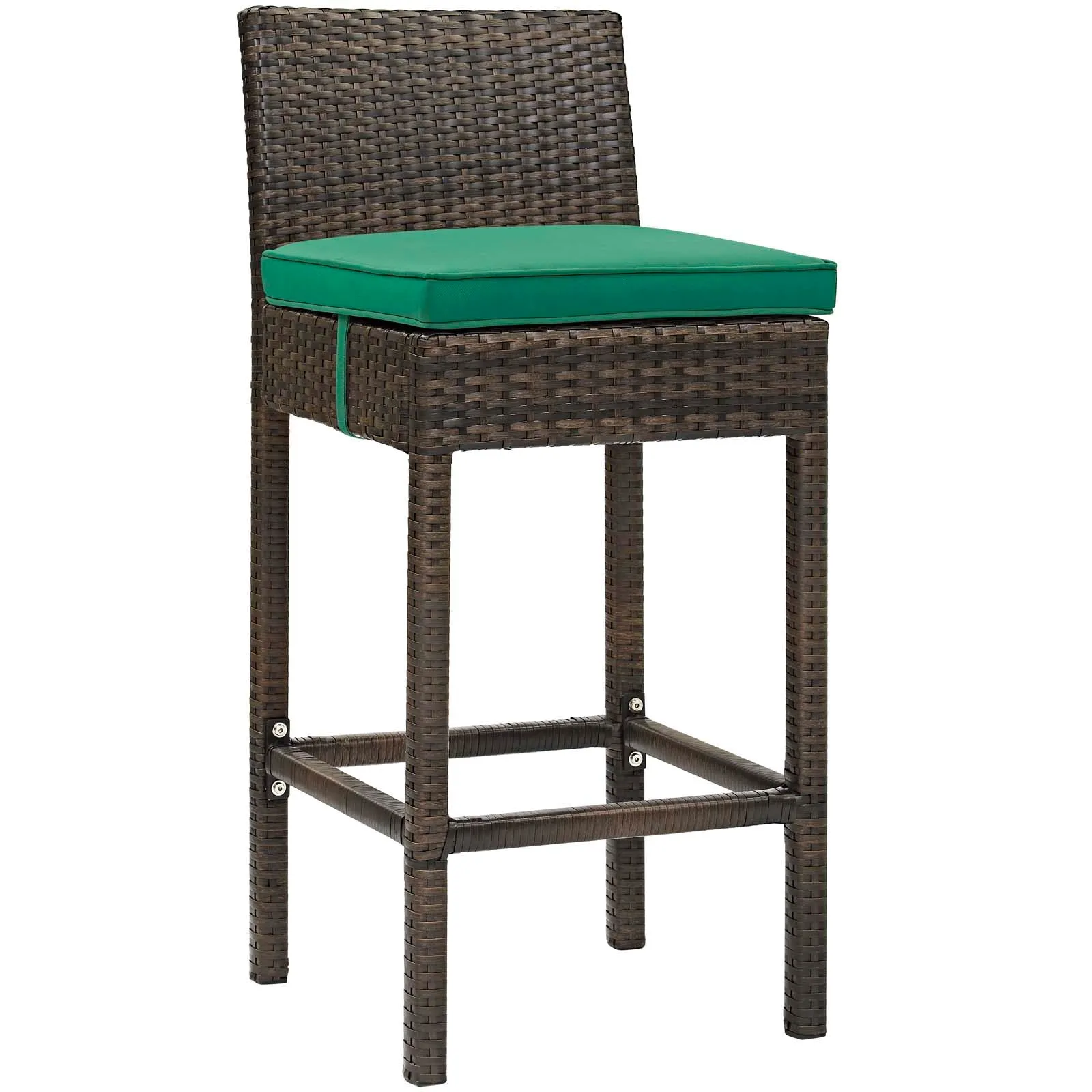 Conduit Outdoor Patio Wicker Rattan Bar Stool by Modway