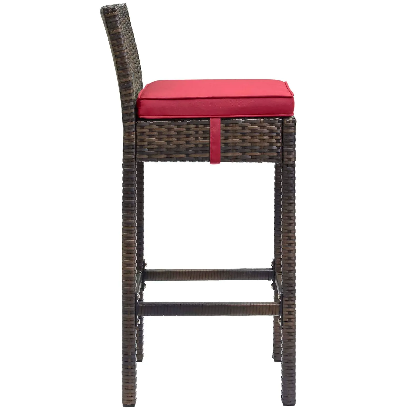 Conduit Outdoor Patio Wicker Rattan Bar Stool by Modway