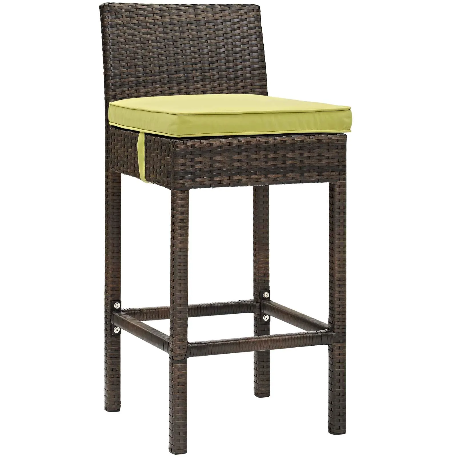 Conduit Outdoor Patio Wicker Rattan Bar Stool by Modway