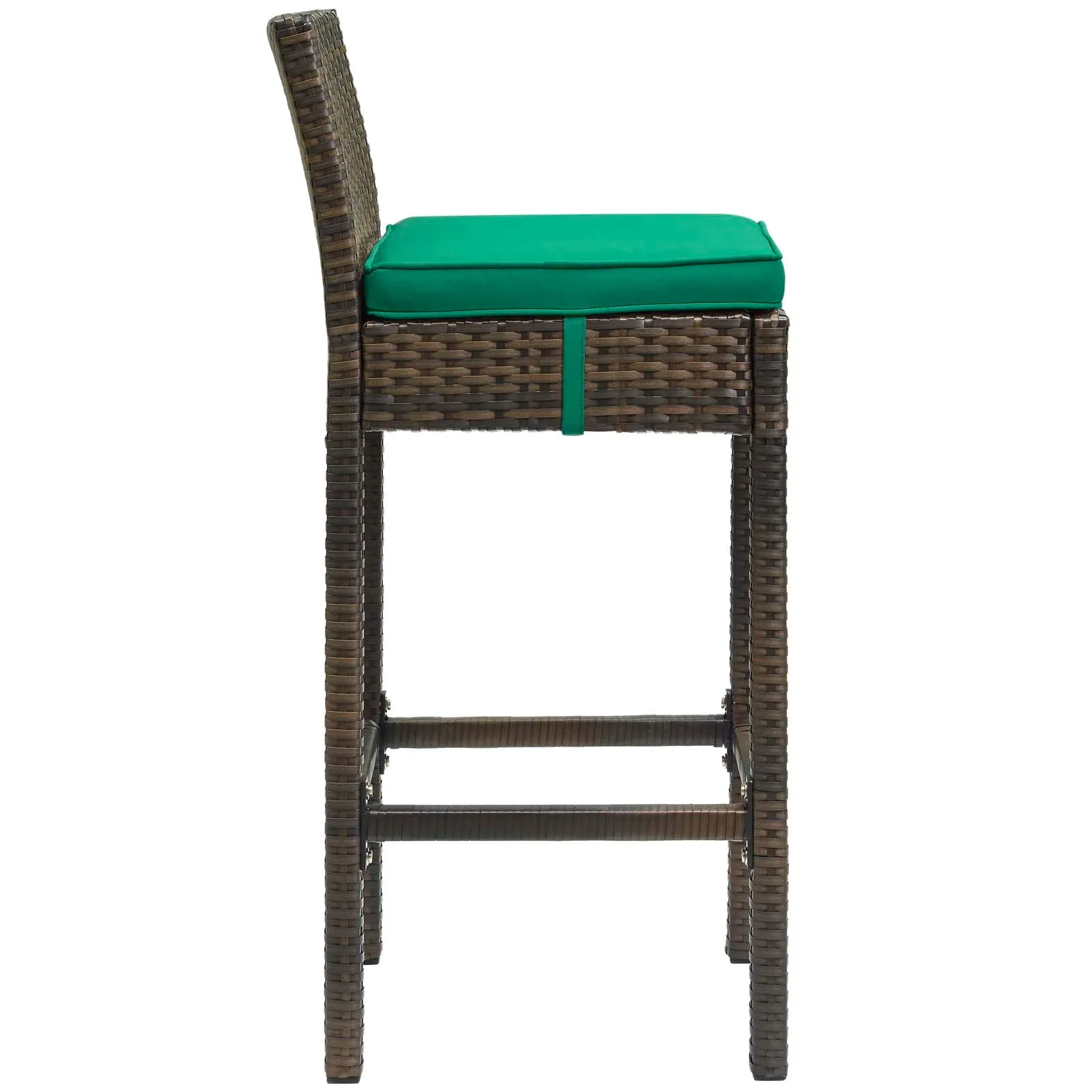 Conduit Outdoor Patio Wicker Rattan Bar Stool by Modway