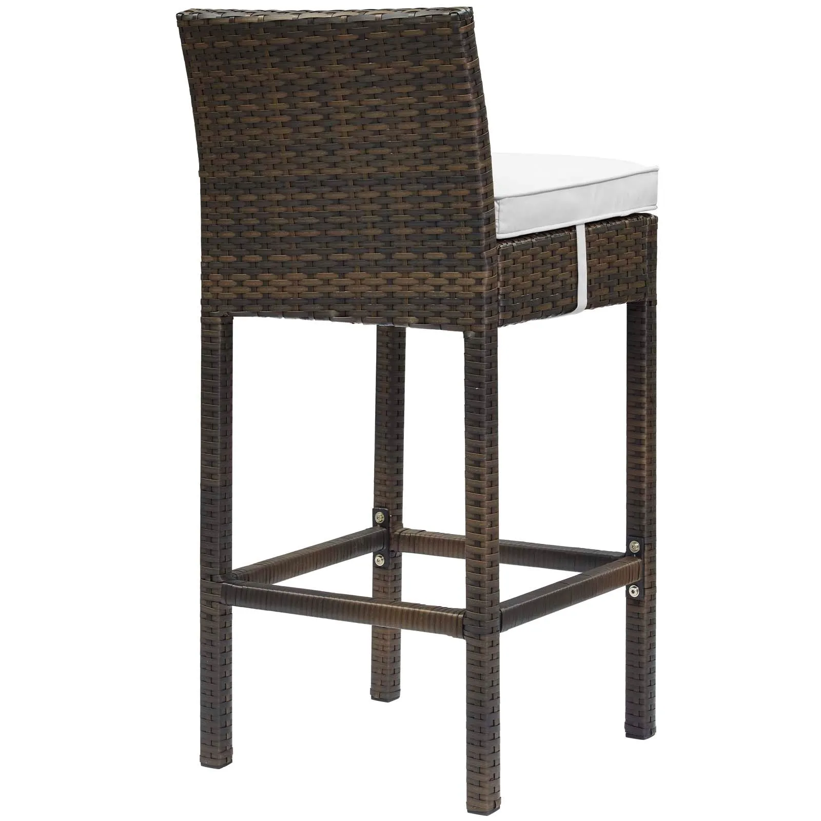 Conduit Outdoor Patio Wicker Rattan Bar Stool by Modway