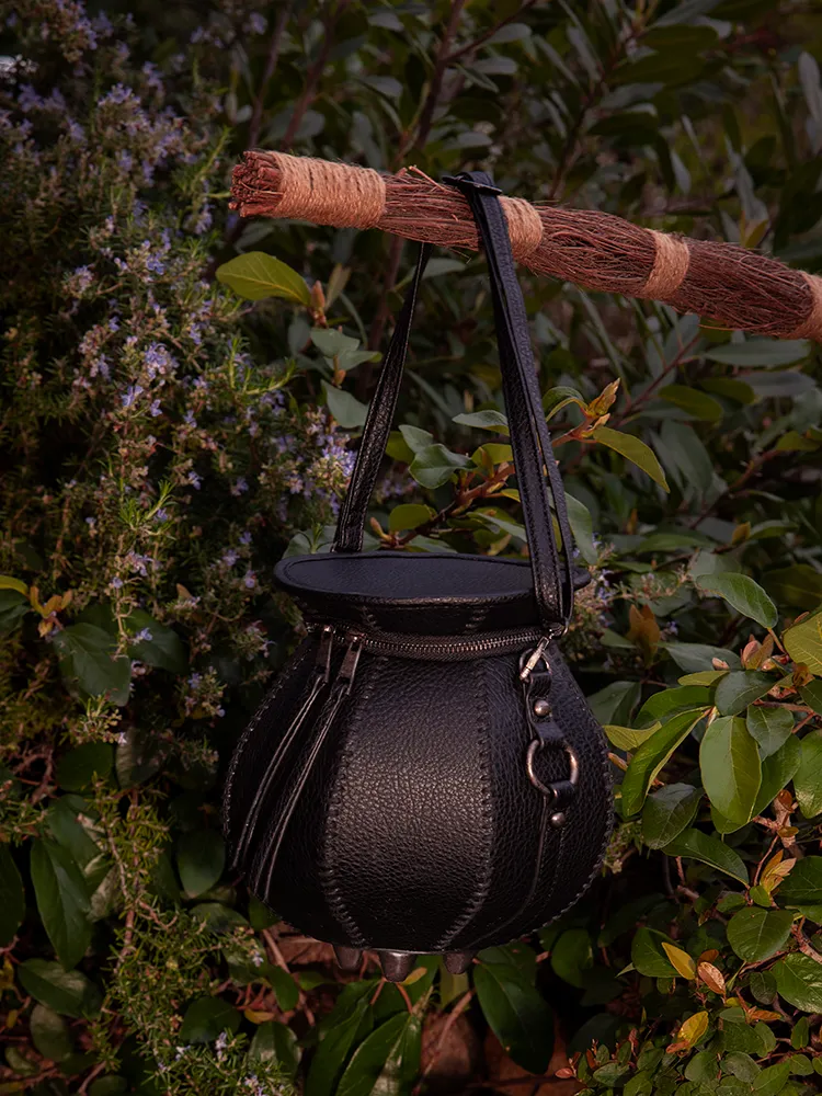 Cottage Witch Cauldron Crossbody Bag