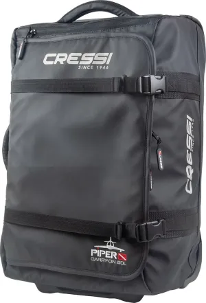 Cressi Piper Ultralight Carry-on Roller Bag 4.9 L 2.9 kg with Telescoping Handle