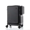 Custom Wholesale Front Opening Pull Rod Box Password Travel Carry on Suitcase with Laptop Compartment Bag Suitcases Luggage