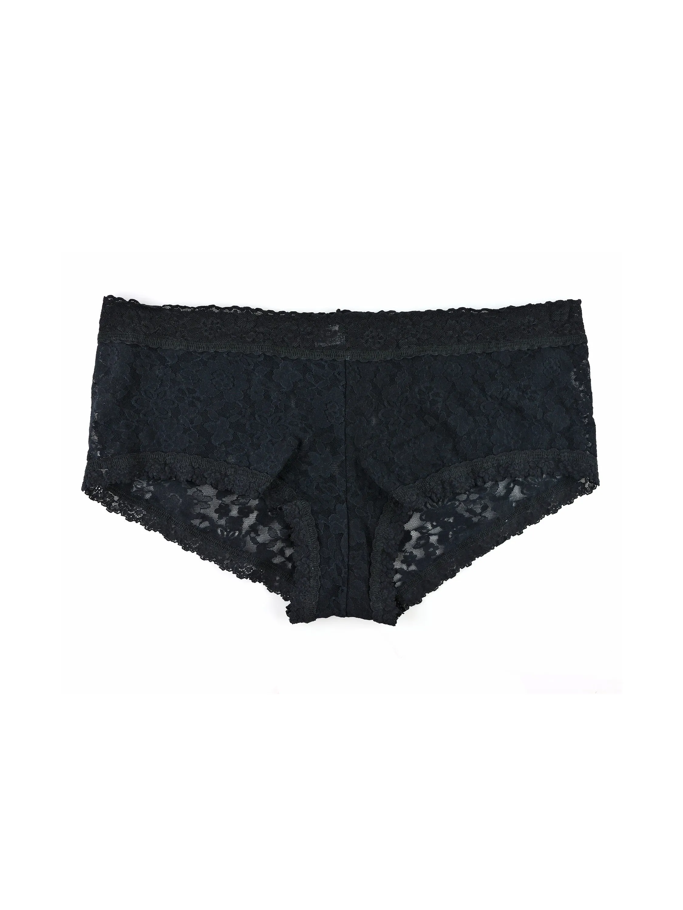 Daily Lace™ Plus Size Boyshort Black Sale