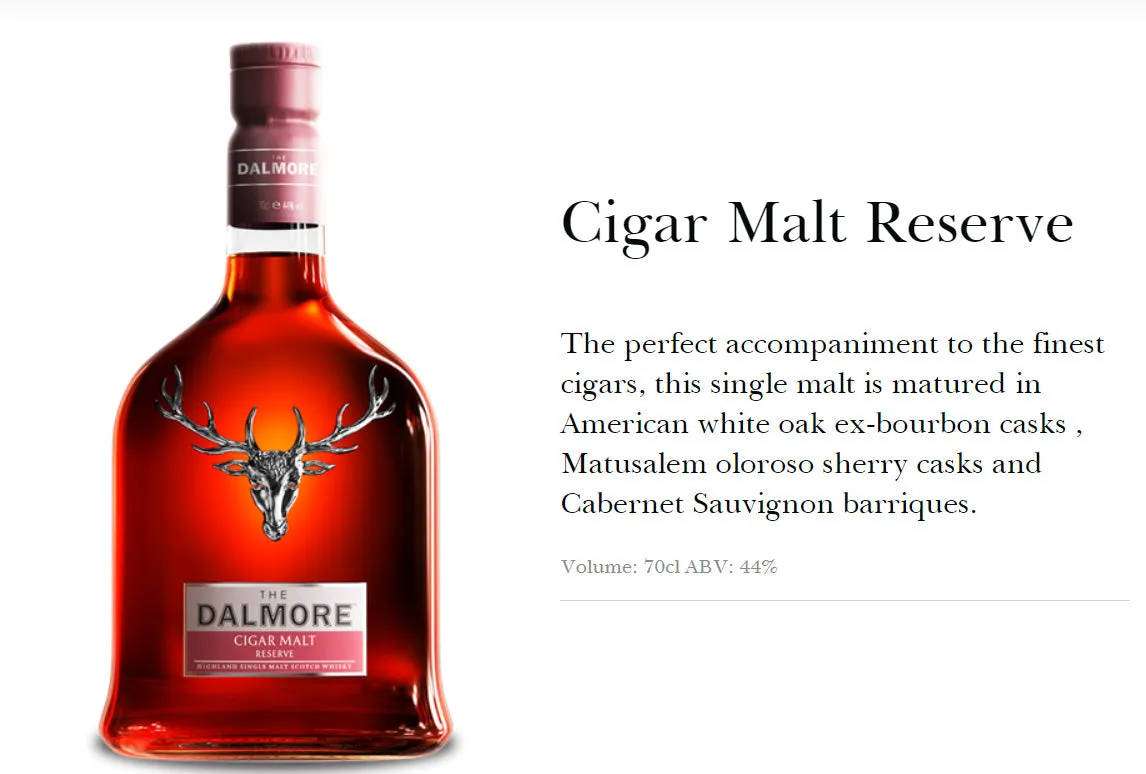 Dalmore Cigar Malt Reserve 700ml (Box may not in good condition)