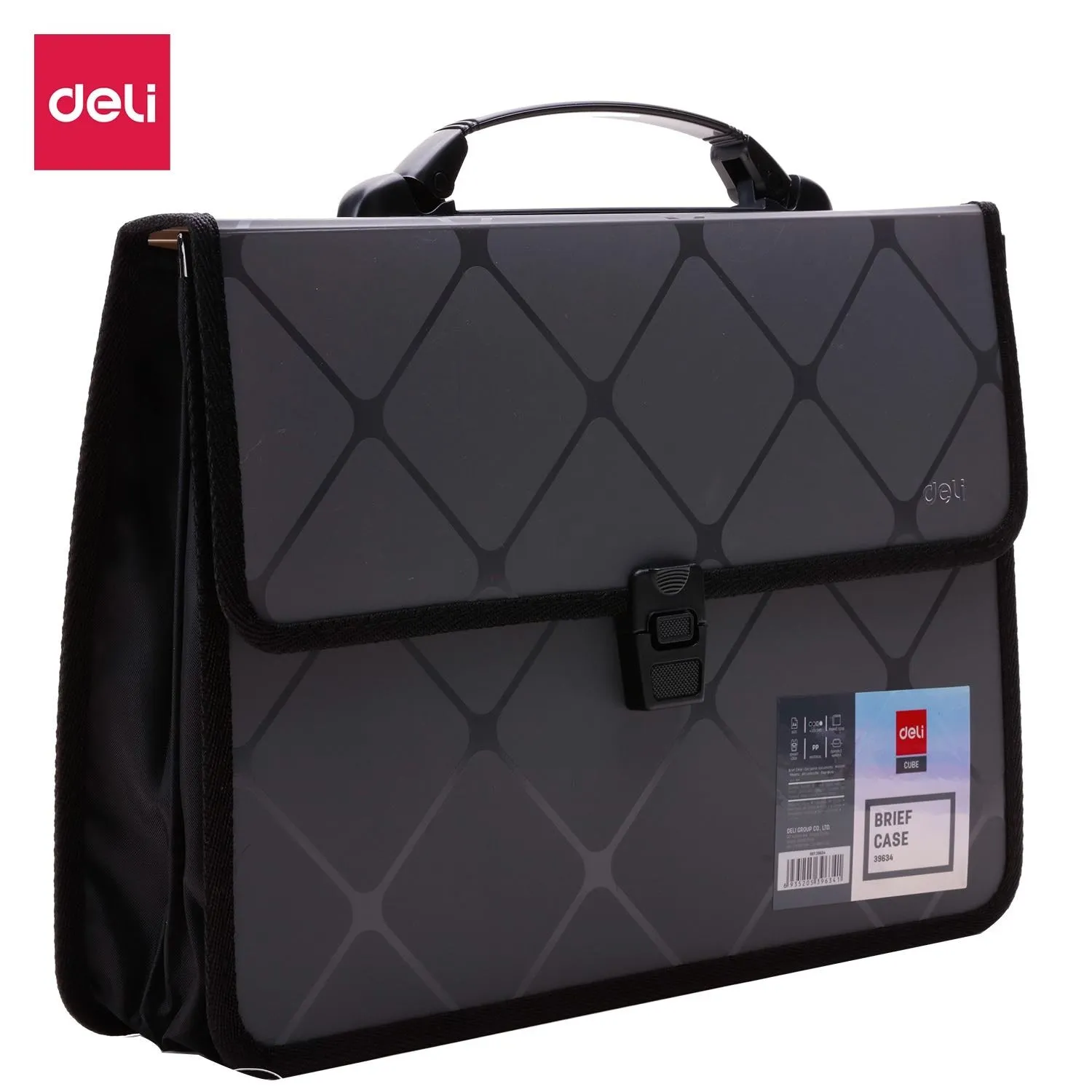 Deli Office Briefcase 390x300x20mm