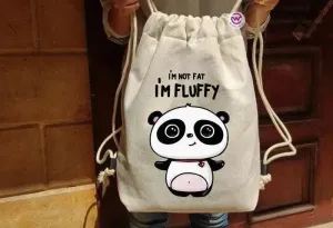 Drawstring Bag - Panda