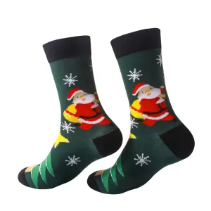 Eco Chic Eco-Friendly Santa Bamboo Socks