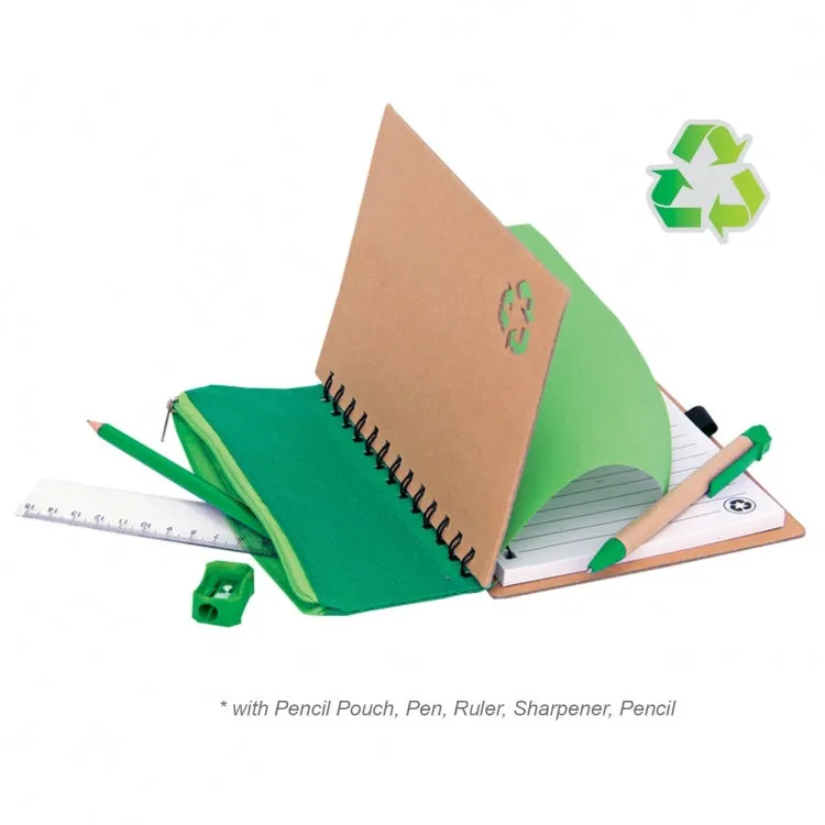 Eco Notebook with Stationary Pouch