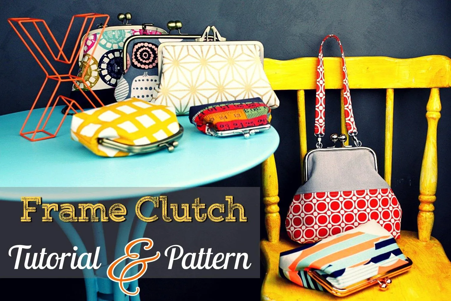 Emily Frame Purse Bag Making Tutorial & PDF Pattern