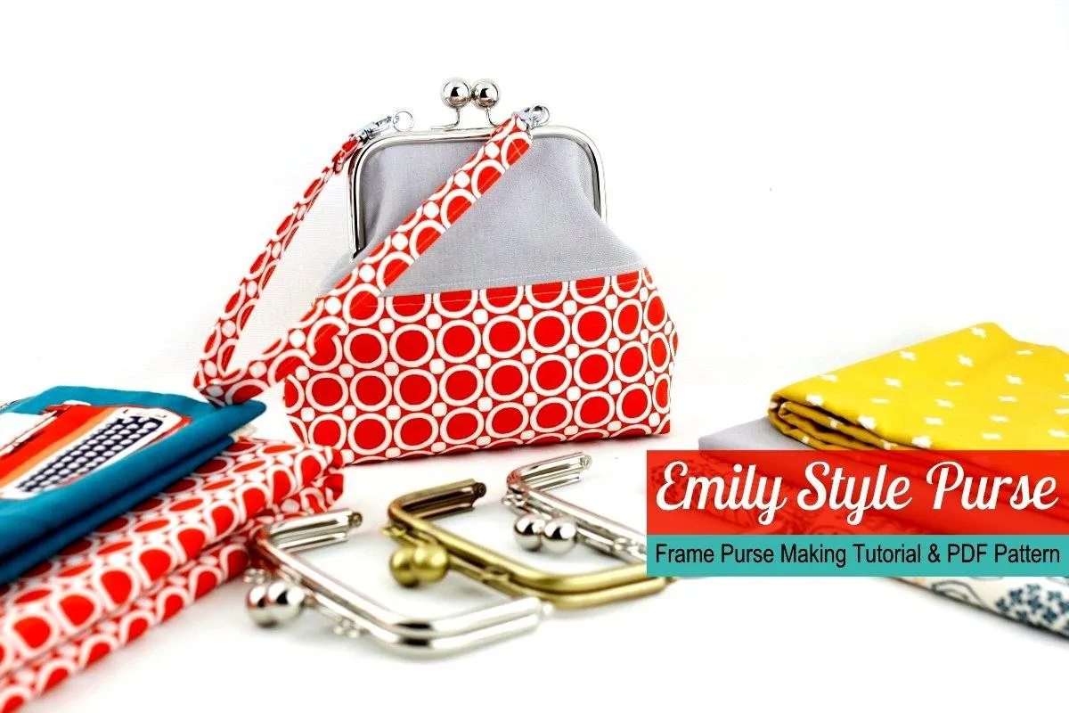 Emily Frame Purse Bag Making Tutorial & PDF Pattern