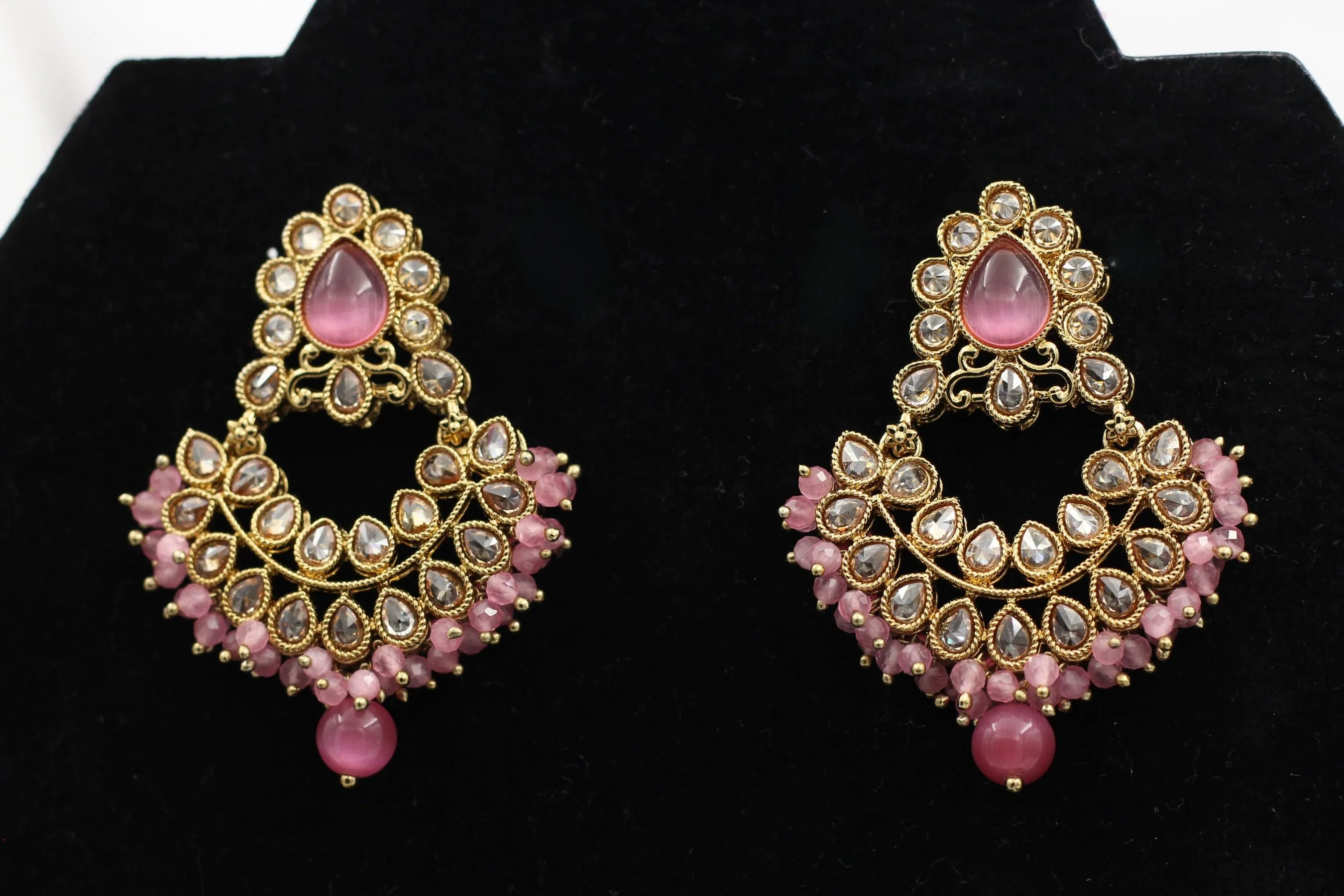 Exquisite Stone Kundan Earrings: Handcrafted and Timeless Elegance