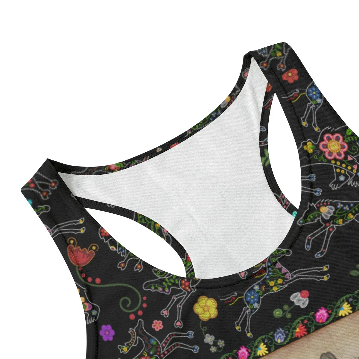 Floral Ledger Sisters Eco-friendly Women's Tank Top