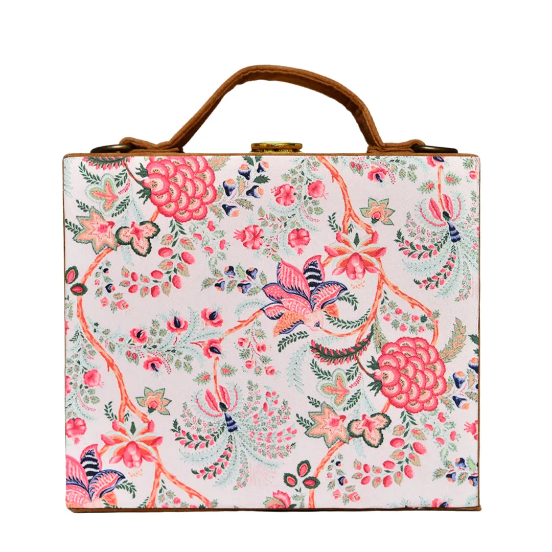 Floral Printed Suitcase Style