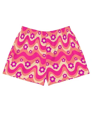 Flower Power Pink Shorts