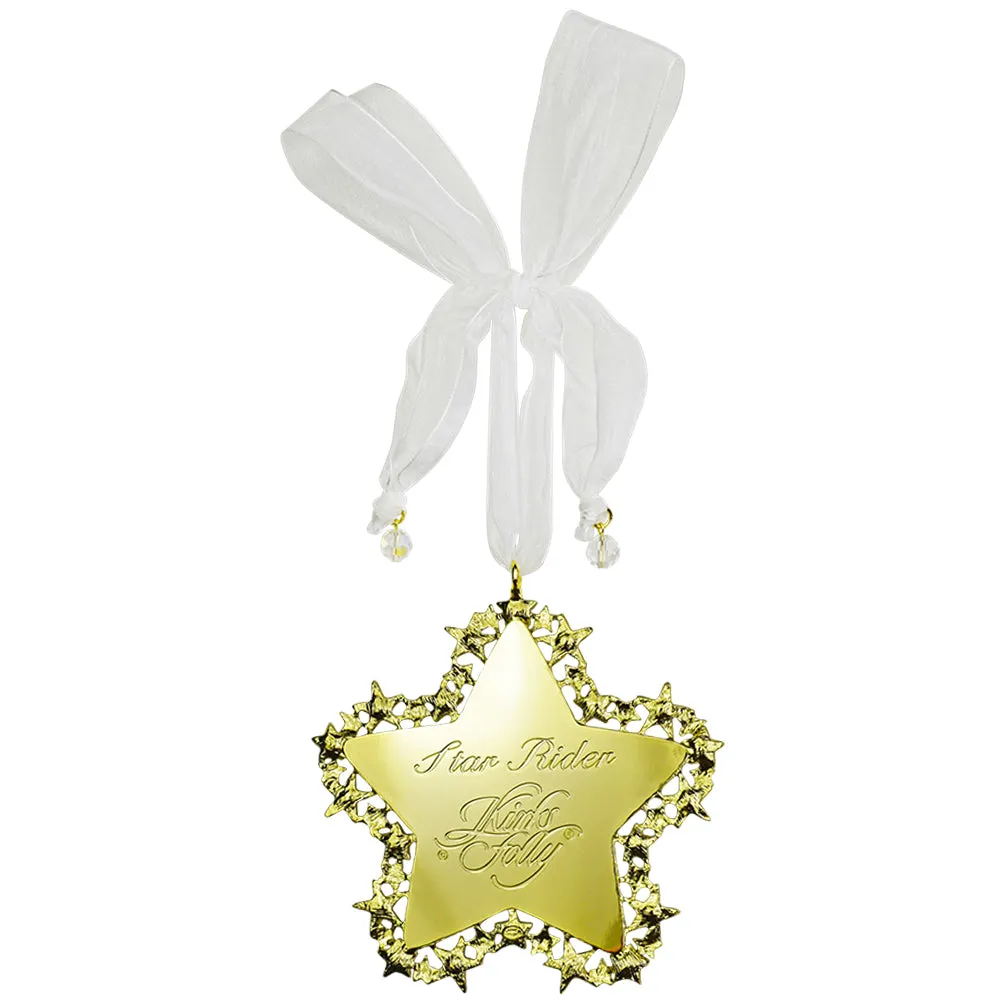 Goddess Seaview Star Rider Ornament (Goldtone)