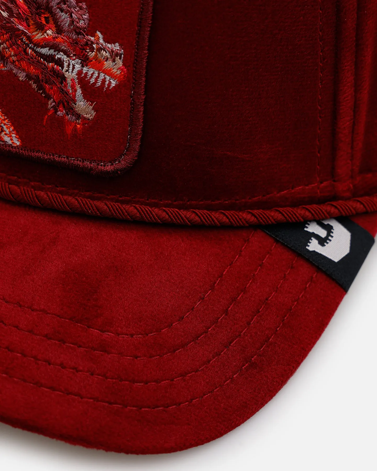 Goorin Bros The Dragon Velour Snapback Red