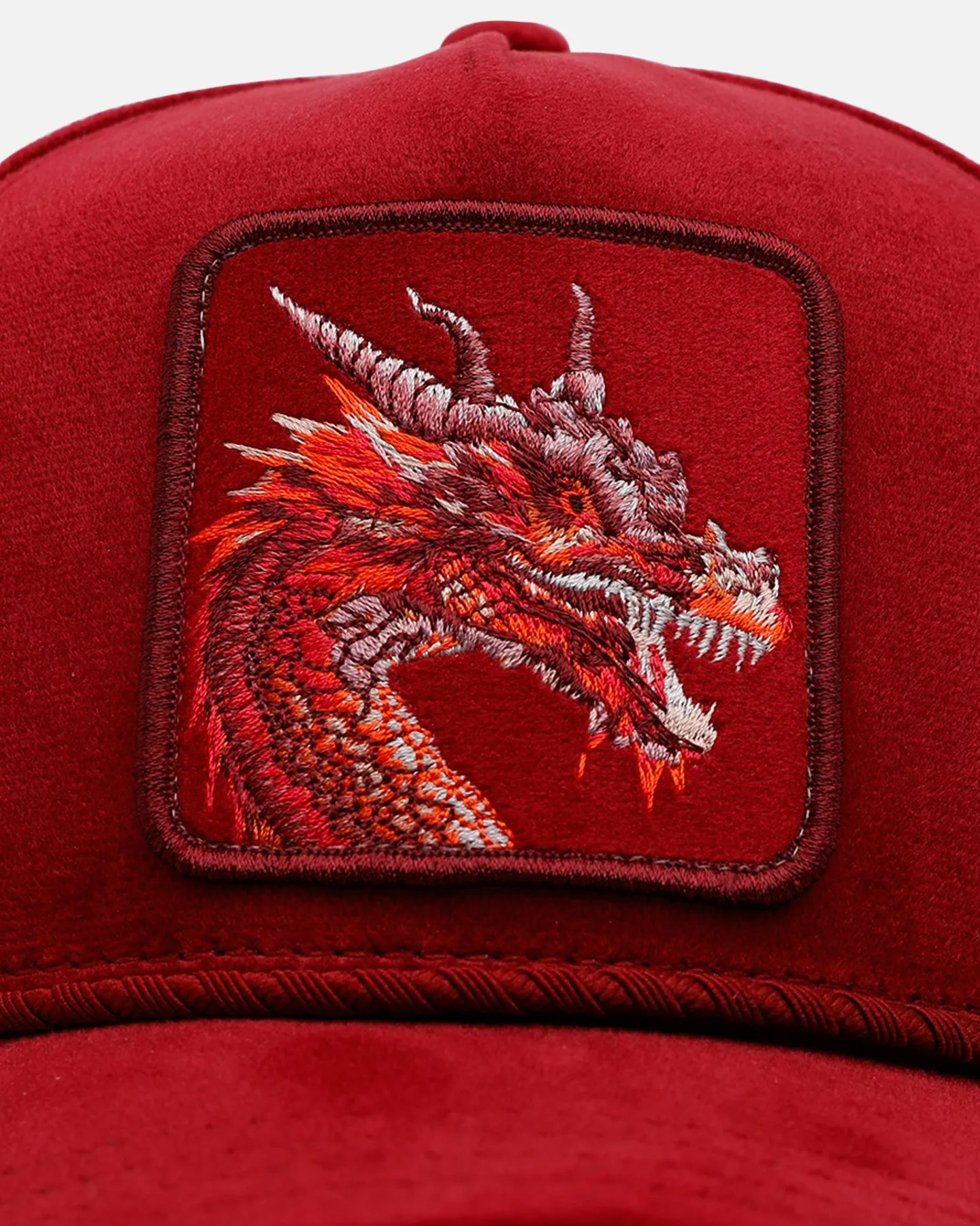 Goorin Bros The Dragon Velour Snapback Red