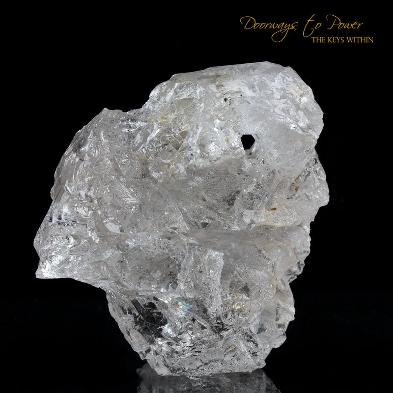 Goshenite Morganite Elestial Crystal Rare A   