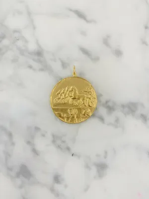 Greek Dirham Coin Charm