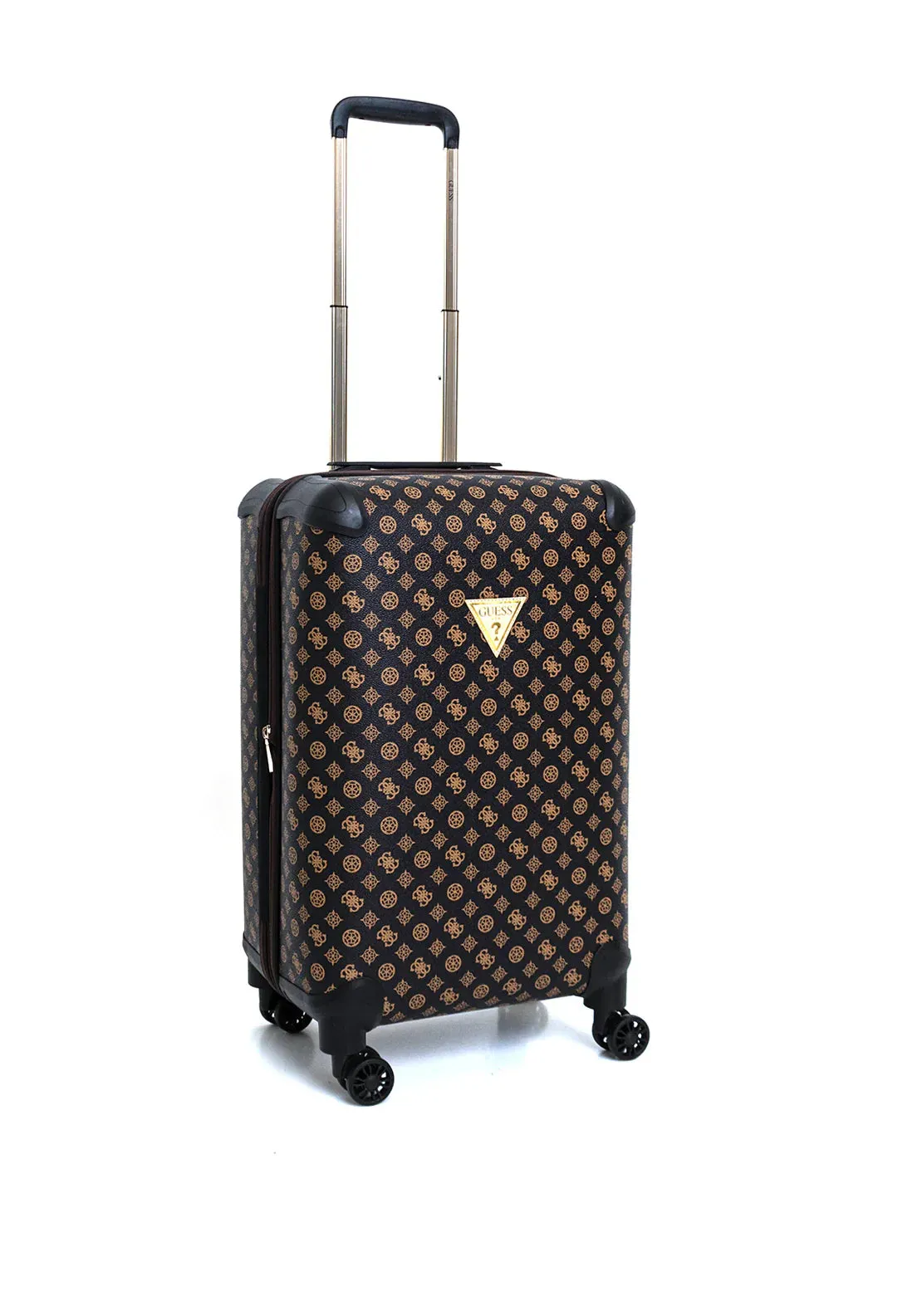 GUESS Wilder Travel 22" Spinner Suitcase Brown