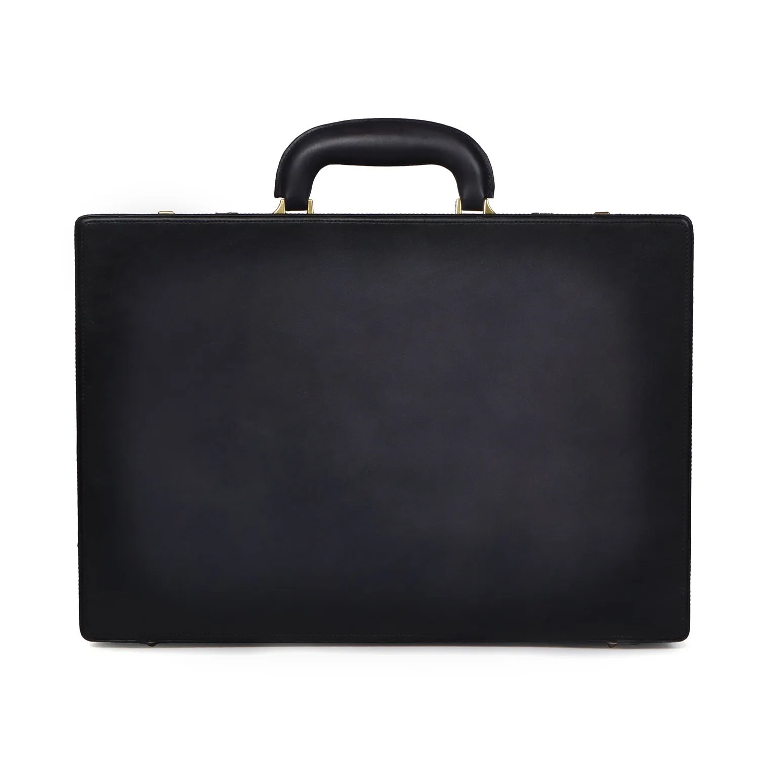 Hand-painted Grey office briefcase in hard case with number lock