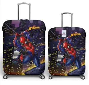 Heart Home Marvel Spiderman Luggage Cover | Polyester Travel Suitcase Cover | Washable | Stretchable Suitcase Cover | 22-26 Inch-Medium | 26-30 Inch-Large | Pack of 2 | Multicolor