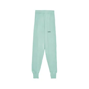 Hinnominate Mint Green Wool Blend Tracksuit Trousers