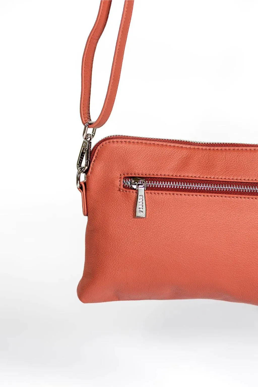 Hoopla Mini Cross Body Slouch Bag - Terracotta