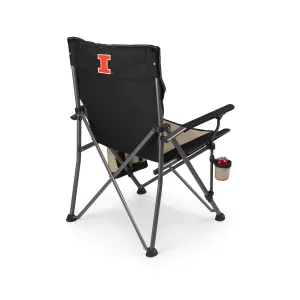 Illinois Fighting Illini - Big Bear XXL Camping Chair with Cooler