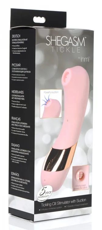 Inmi Shegasm Tickling Clit Stimulator W- Suction