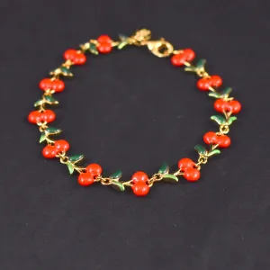 Joan Rivers Cherry Bracelet