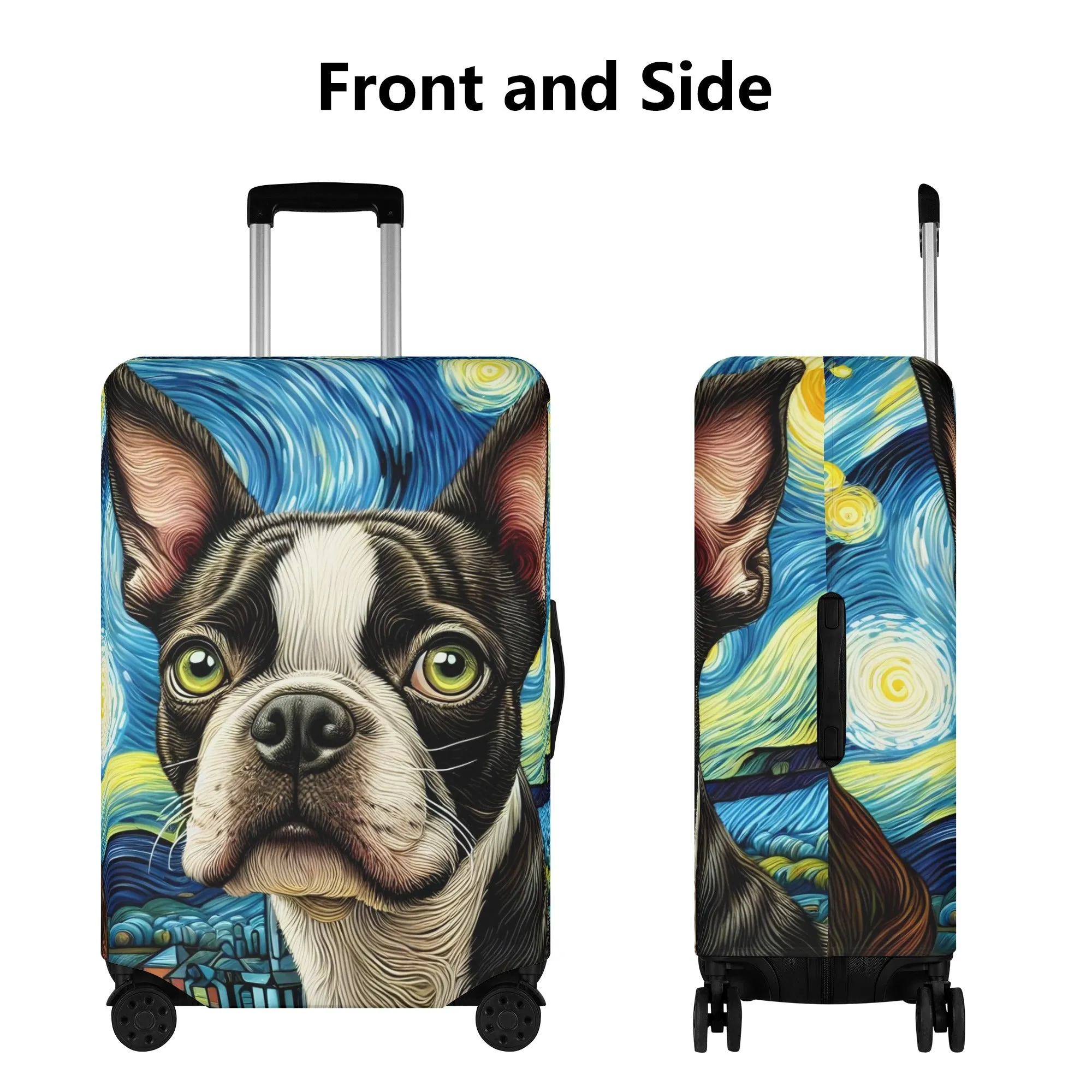 Joey - Luggage Cover for Boston Terrier lovers